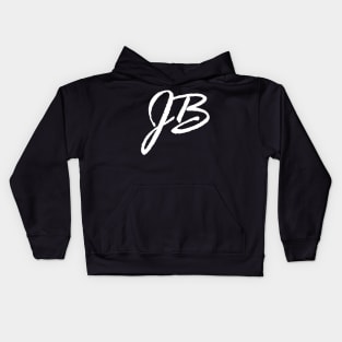 Jennifer Bene Logo (white) Kids Hoodie